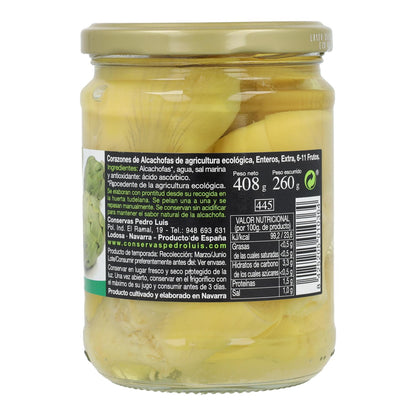 Alcachofa corazones ECO pedro luis 445 ml