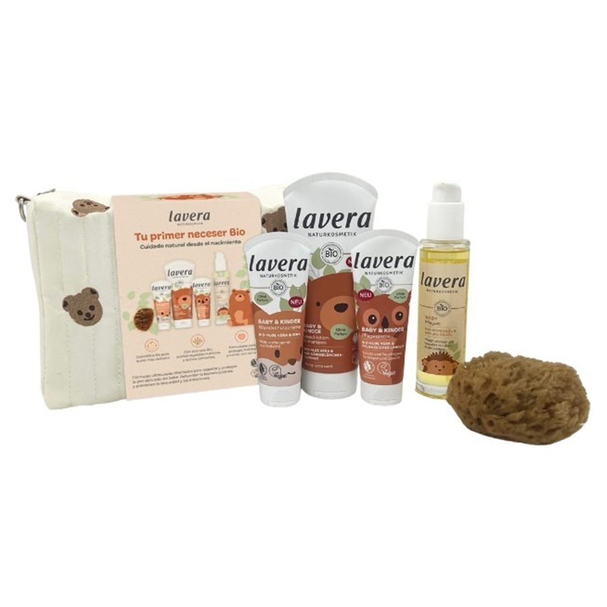 Borsa da toilette benvenuto bebè REGALO borsa da toilette Lavera