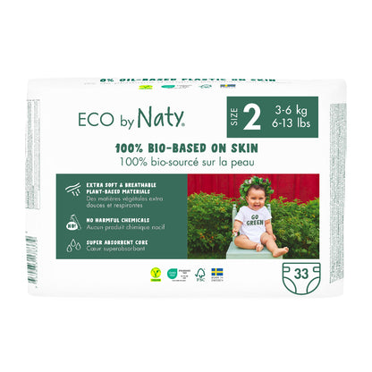 Pieluchy nr 2 3-6 kg Naty 33 szt.