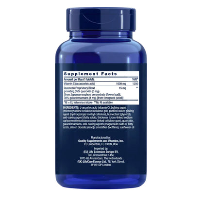 Witamina C i kwercetyna Phytosome, Life Extension 250 tabletek