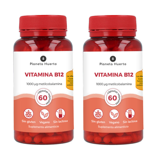 Zestaw 2x witamina B12 Planeta Huerto 60 kapsułek