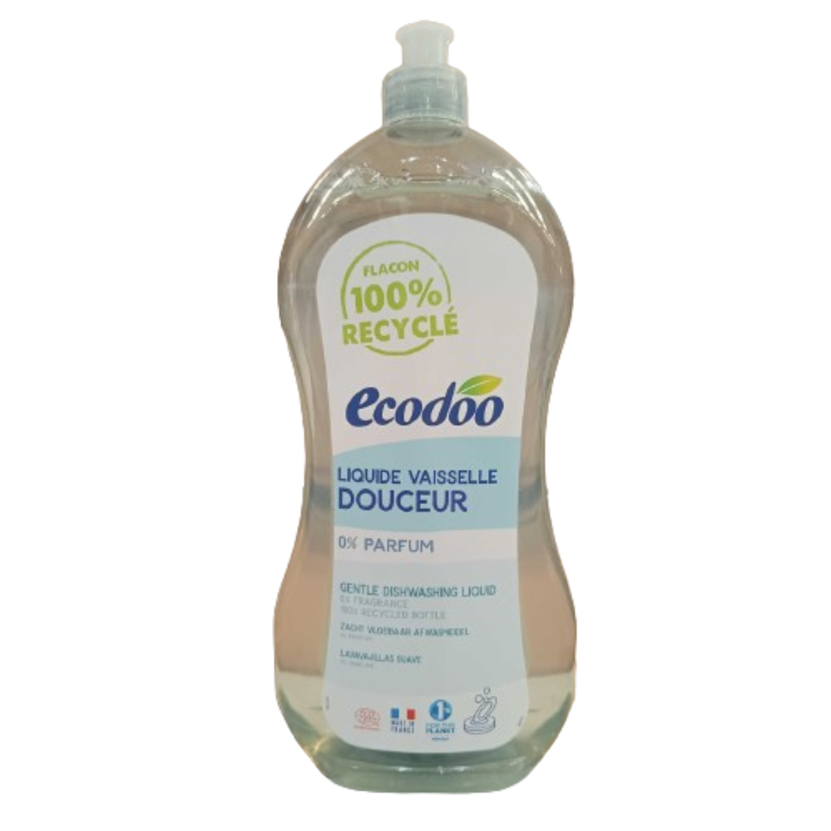 Liquide vaisselle hypoallergénique 0 % Ecodoo 1 L