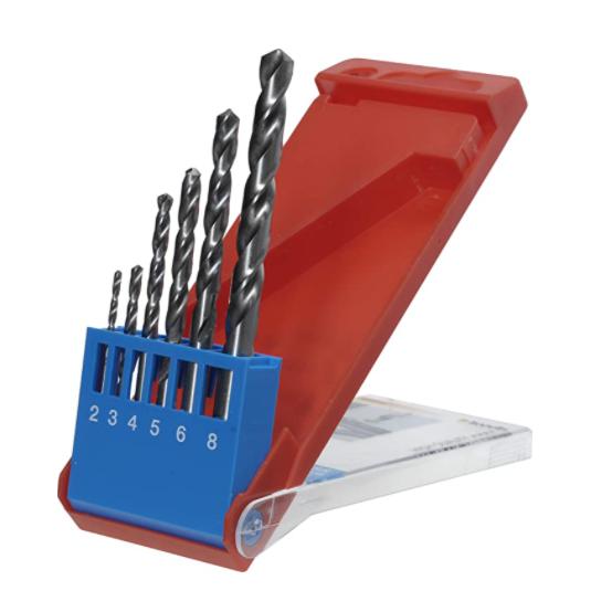 Jeu de 6 forets Silver Star de 2 à 8 mm