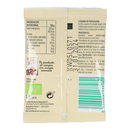 Levadura Sin gluten Biográ 9g