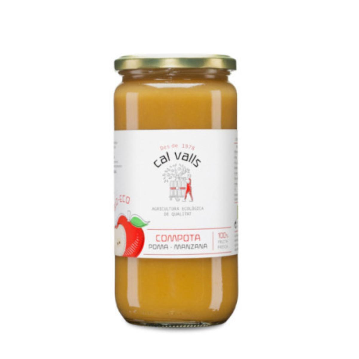 6er-Pack Bio-Apfelkompott Cal Valls 700 g