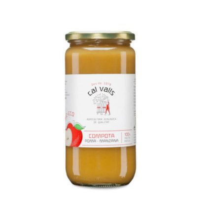 6er-Pack Bio-Apfelkompott Cal Valls 700 g