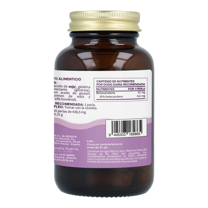 Confezione da 3 Sun bronze betacarotene Planeta Huerto 60 capsule