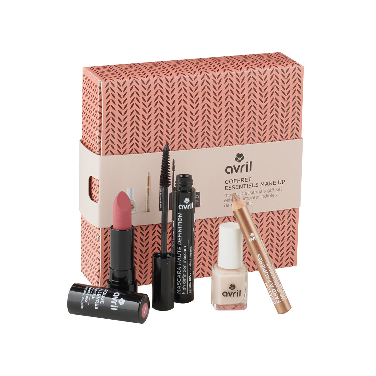 Zestaw świąteczny z niezbędnymi kosmetykami do makijażu, Avril
