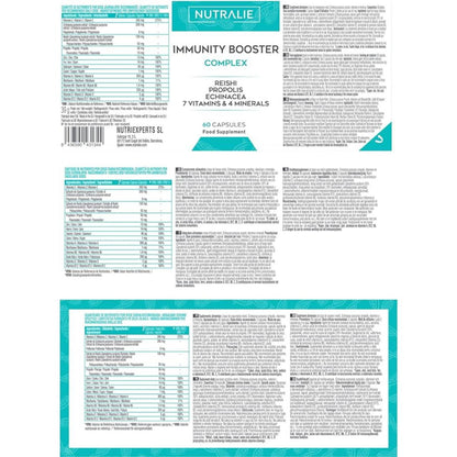 Nutralie Immune Defence with Reishi + Propolis + Echinacea 60 capsules