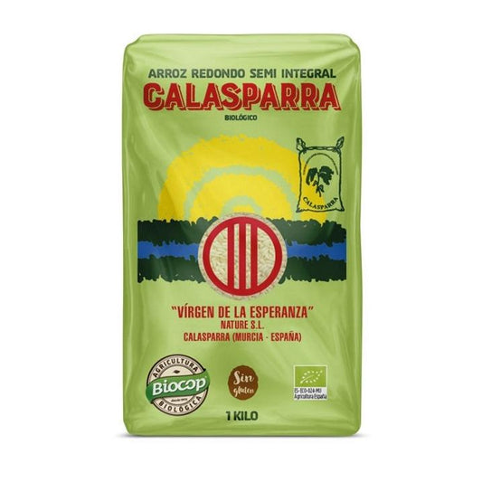 Biocop Calasparra Semi-Whole Grain Rice 1kg