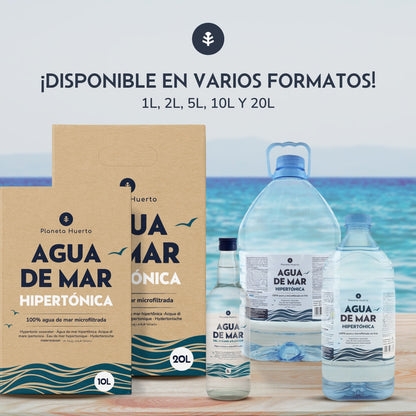 Eau de mer hypertonique Planeta Huerto 1 L