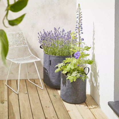 Bag4Plant Sac de plantation en feutre géotextile gris ø25cm 12,3 L