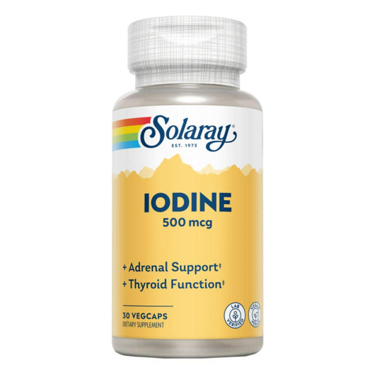 Iode 500 MCG 30 gélules Solaray