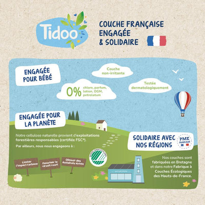 T4 Maxi Nappies (7/18 kg) Tidoo, 50 units