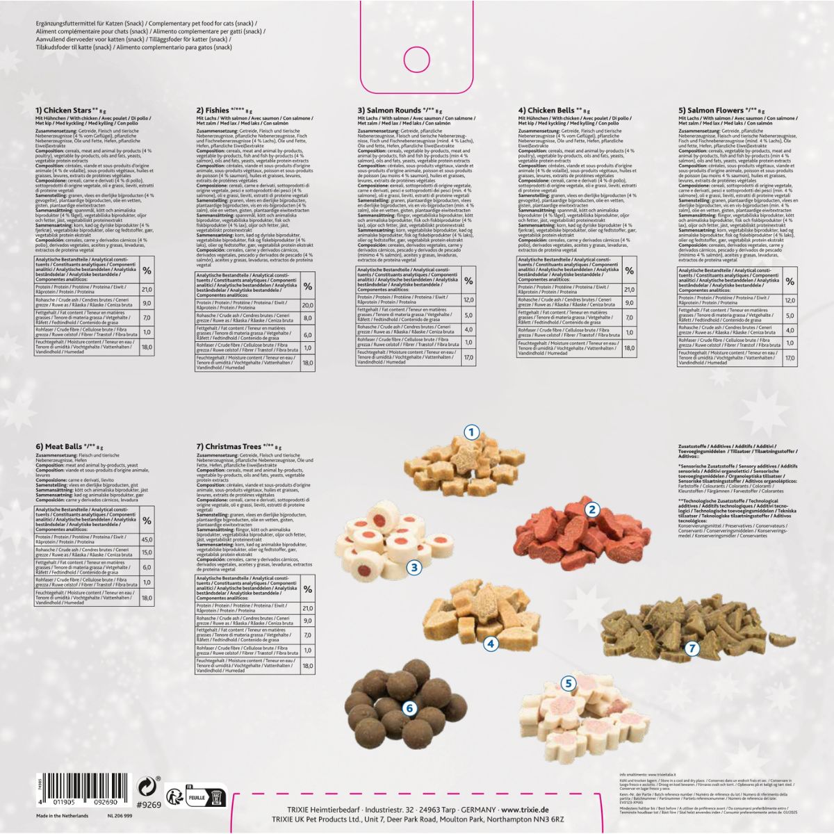 Adwentowy kalendarz dla kotów Trixie