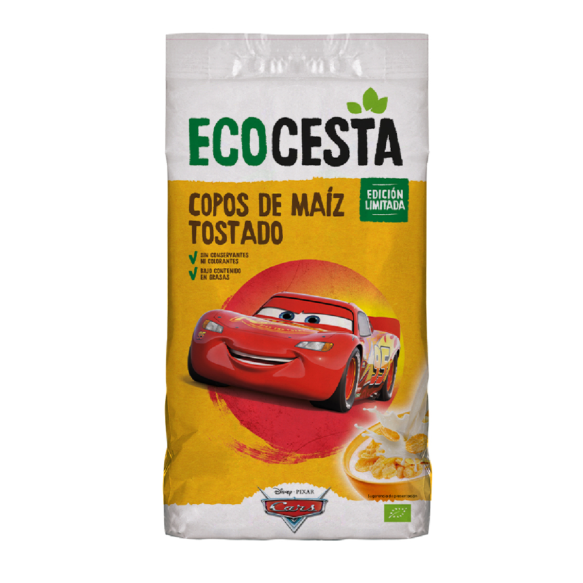 Fiocchi di mais tostato biologico edizione Disney Ecocesta 400 g