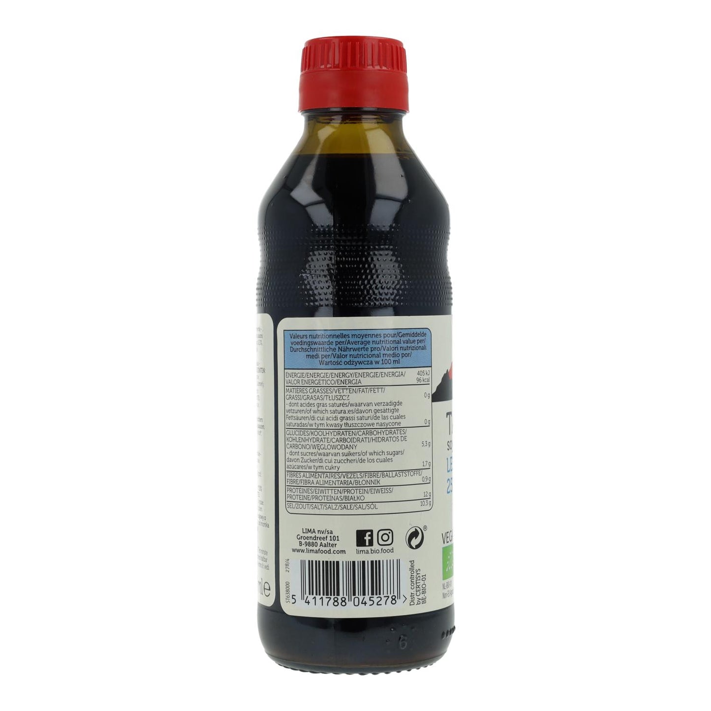 Sos sojowy Tamari o 25% mniejszej zawartości soli ECO Lima 250 ml