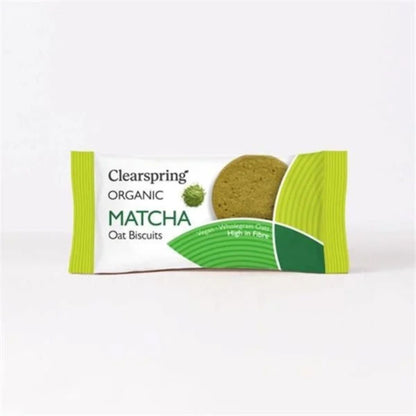Haferkekse mit Matcha Bio Clearspring 40 g