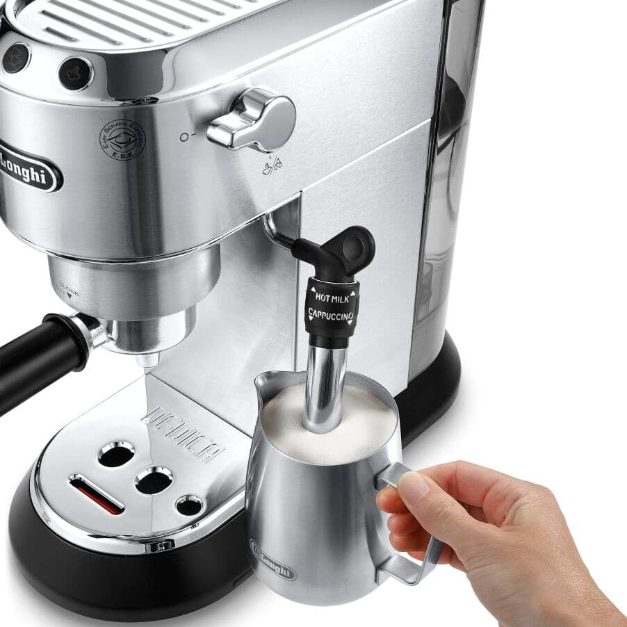Delonghi Dedica Maestro Handmatige espressomachine en cappuccinatore EC685.M metaal