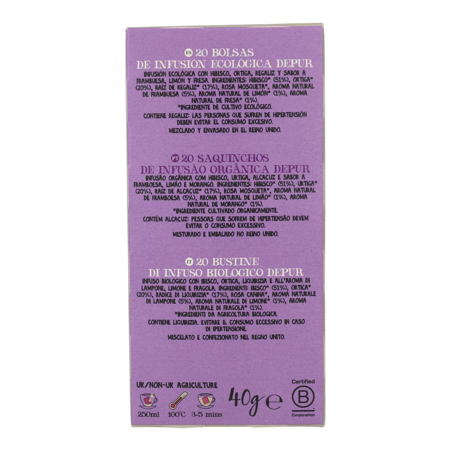 Bio Cupper Purifying Tea 20 bags
