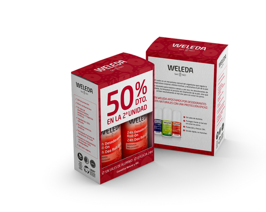 Duplo Deodorant Roll-on Granaatappel 50 ml Weleda