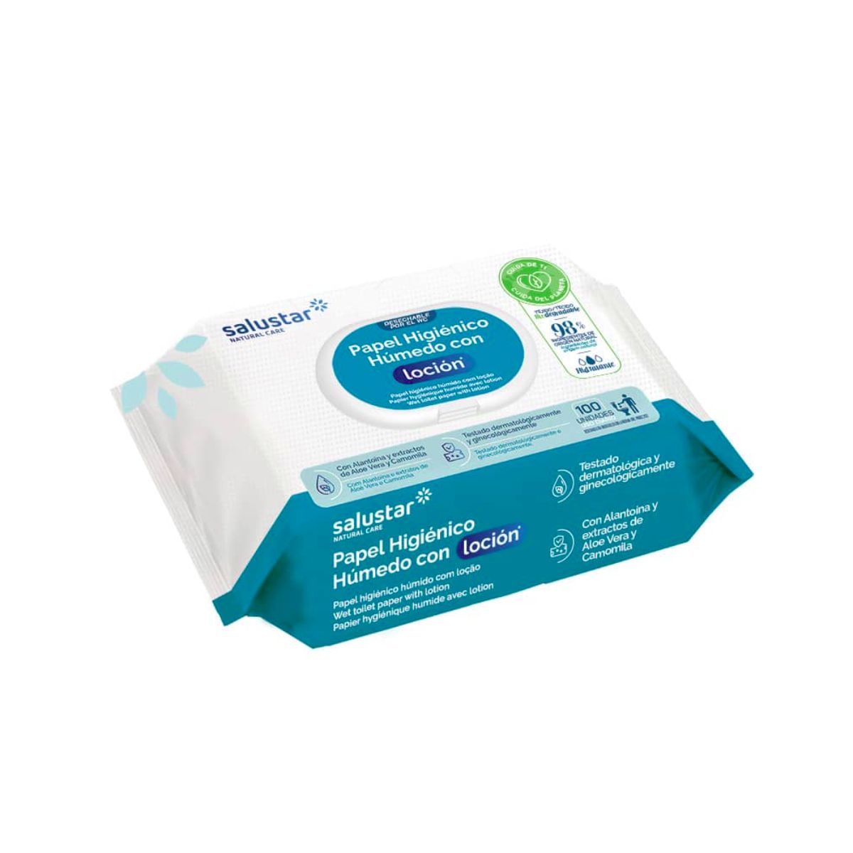 Vochtige toiletpapier Salustar 100 stuks