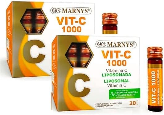 Confezione da 2 liposomi di vitamina C Marnys 20 fiale