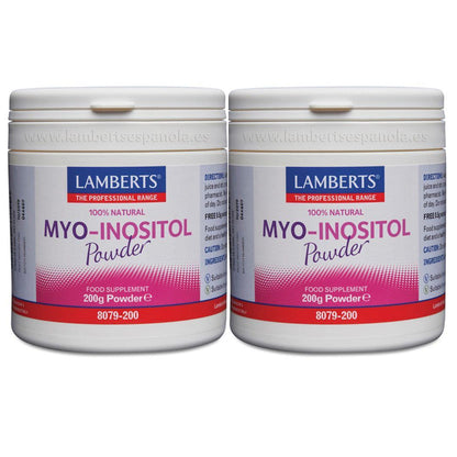 Pack of 2 MYO Inositol powder Lamberts 200 g