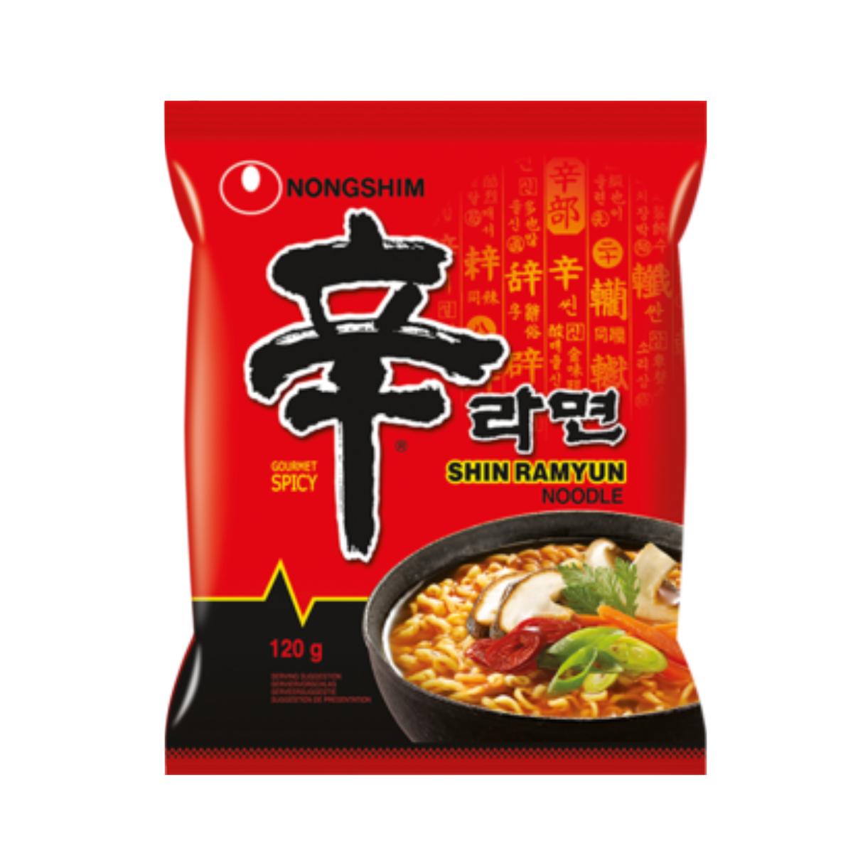 Instant noodles, Shin Ramyun extra spicy Nong Shim 120 g