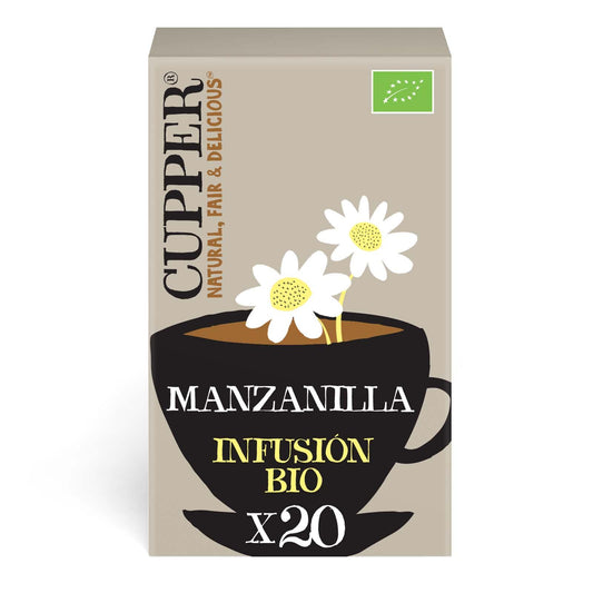 Infuso di camomilla biologico Cupper 20 bustine