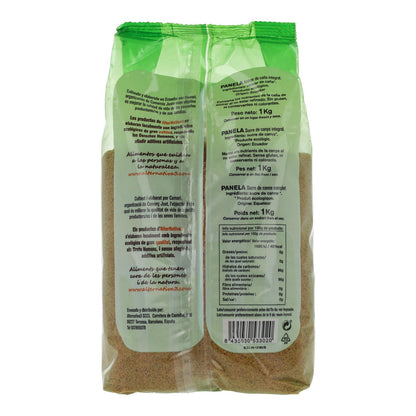 Lot de 2 sucres de canne bio Alternativa, 1 kg