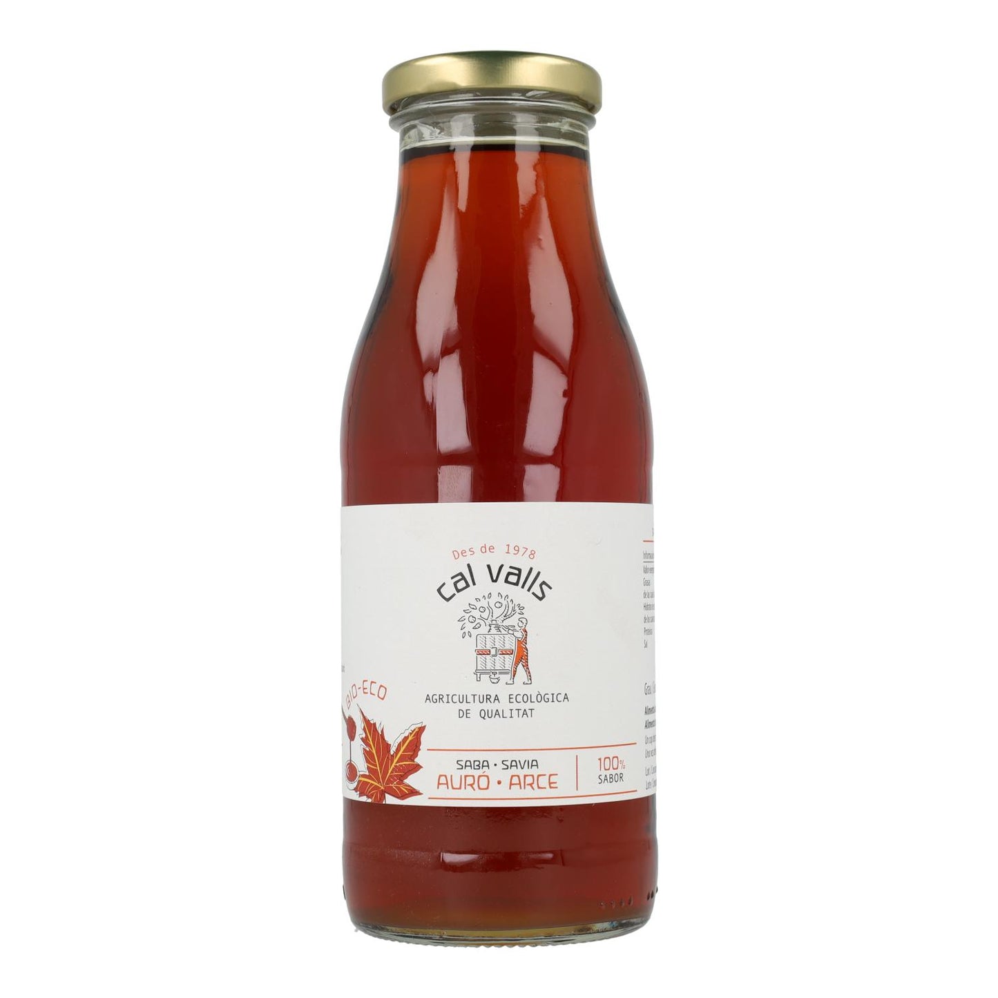 Sirop d'érable de catégorie A Eco Cal Valls, 500 ml