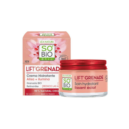 Crème hydratante lift' grenade rétinol-like So'Bio 50 ml