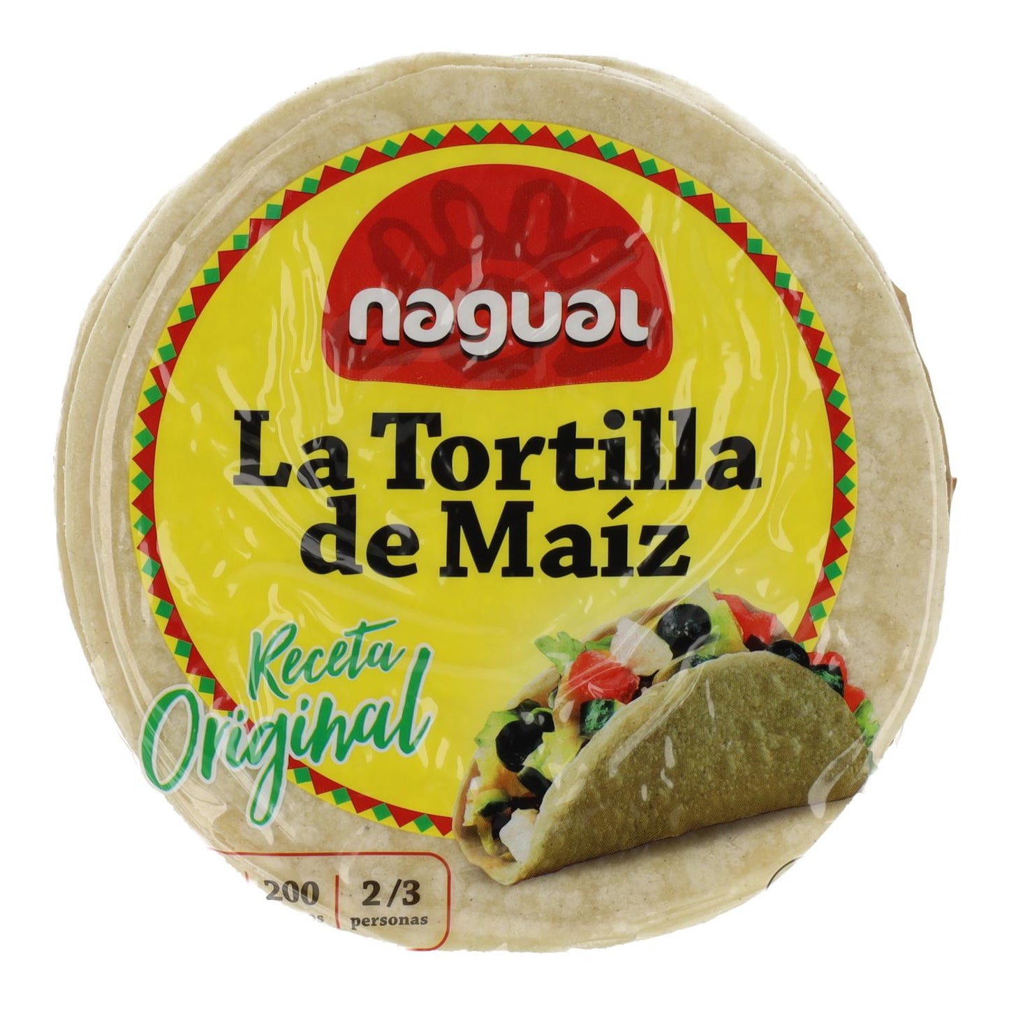 Bezglutenowe tortille kukurydziane Nagual 8x20 g