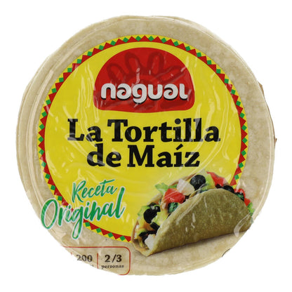 Bezglutenowe tortille kukurydziane Nagual 8x20 g