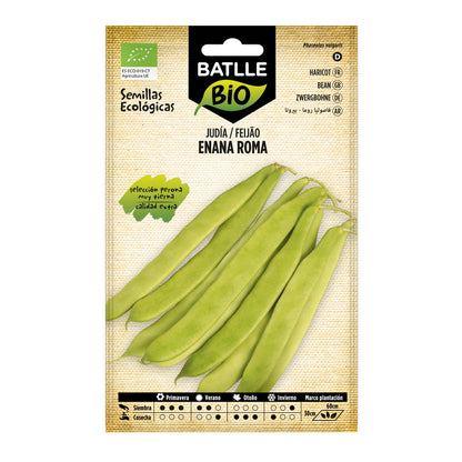 Semi di fagiolo nano Roma Perona biologici Batlle