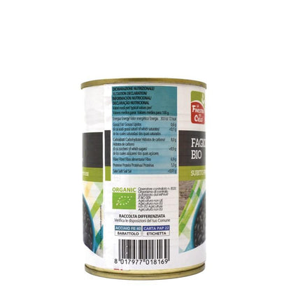 Alubias negras en lata La Finestra Sul Cielo  400 g