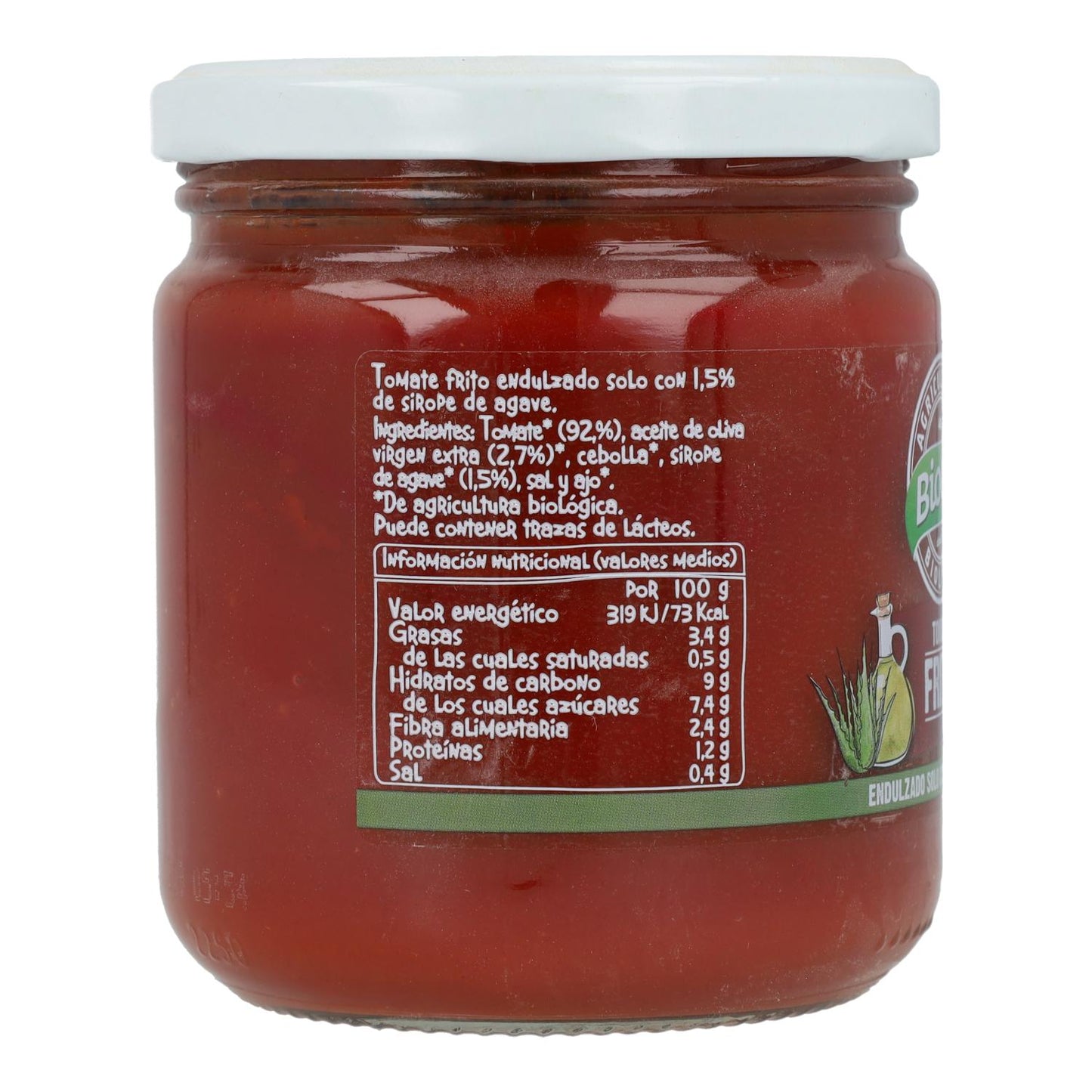 Biocop Bio-Hausgemachte gebratene Tomaten, mit Agavendicksaft gesüßt, 350 g