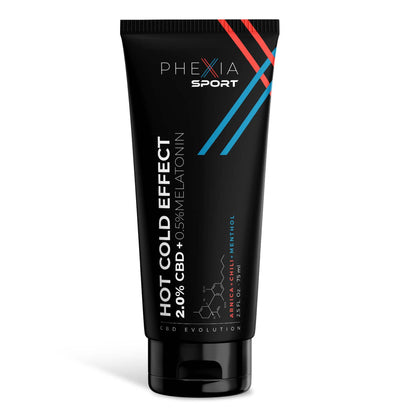 CBD en melatonine met koude-warmte-effect Mayday, Phexia, 75 ml