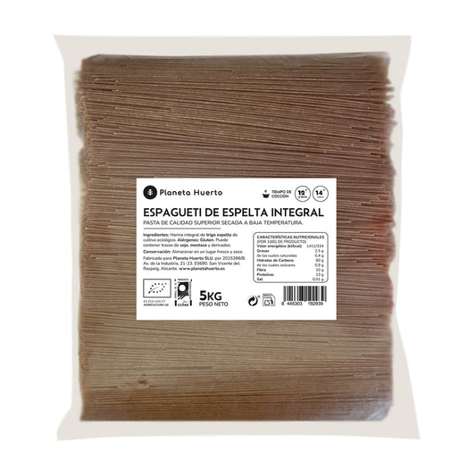 Spaghetti integrali di farro ECO Planeta Huerto 5 kg