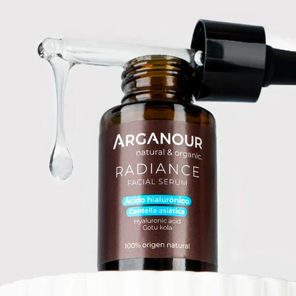 Ansiktsserum Radiance Hyaluronsyra och asiatisk centella Arganour 30 ml