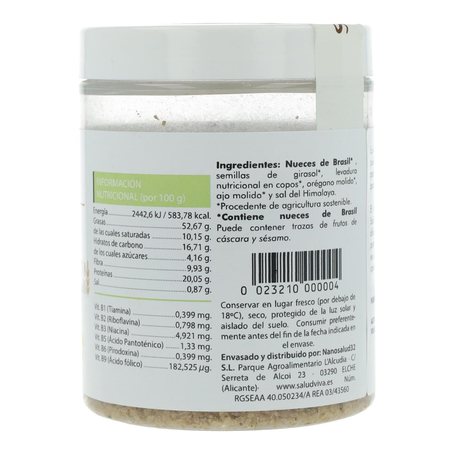 No Wegański ser w stylu włoskim w proszku Salud Viva 125 g