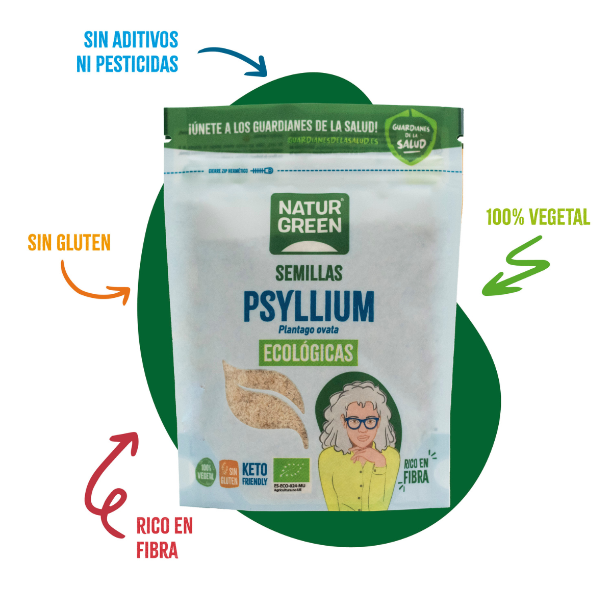 Nasiona psyllium BIO NaturGreen 100 g