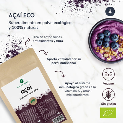 Açaí in polvere ECO Planeta Huerto 1 kg
