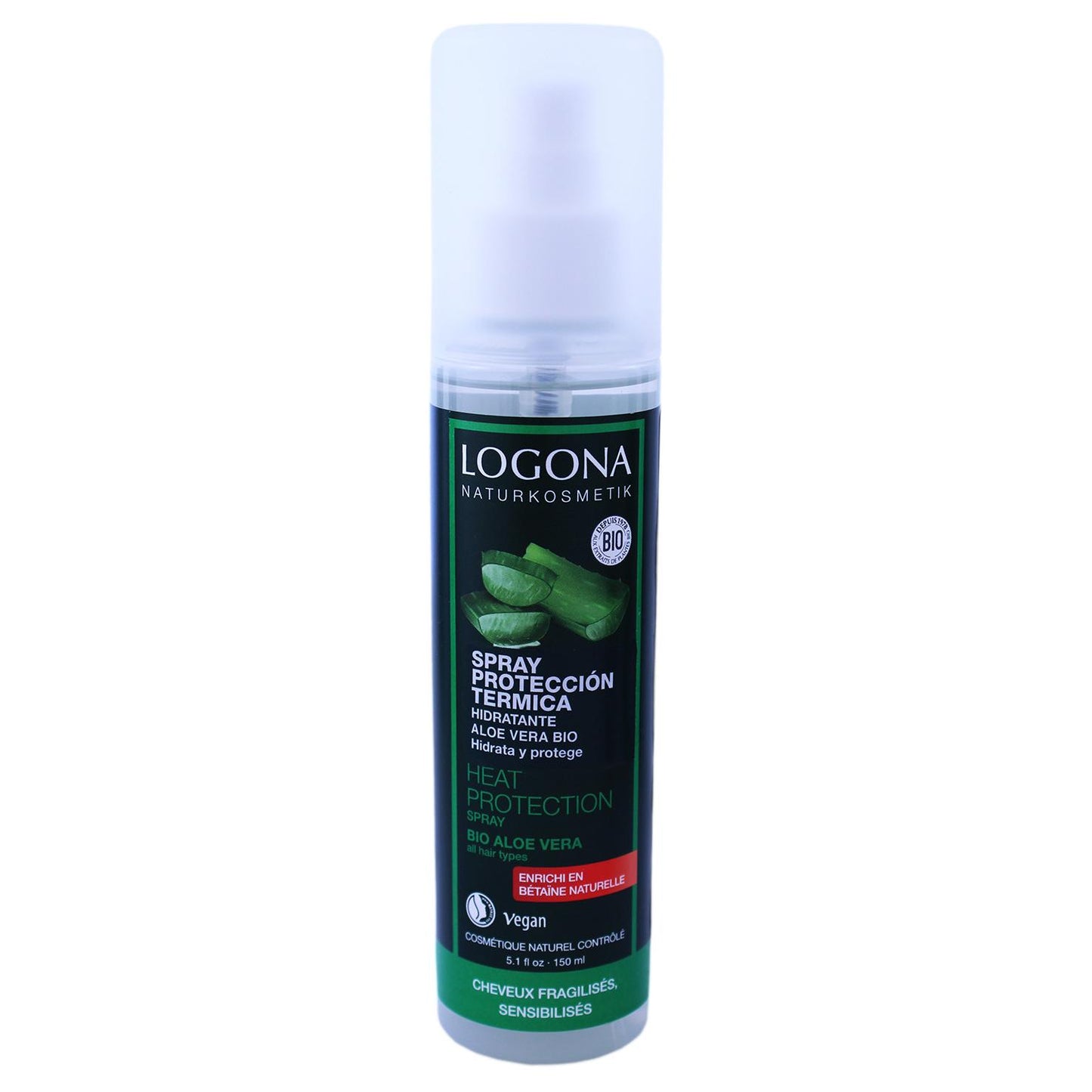 Spray hydratant avec protection thermique Logona, 75 ml