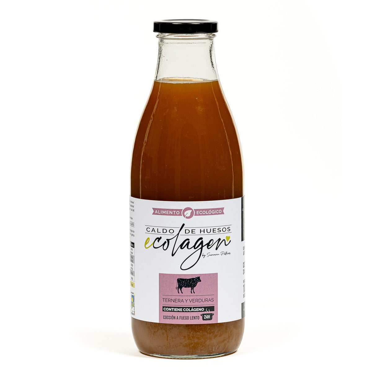 Biologische kalfsbouillon met groenten Ecolagen 1 L