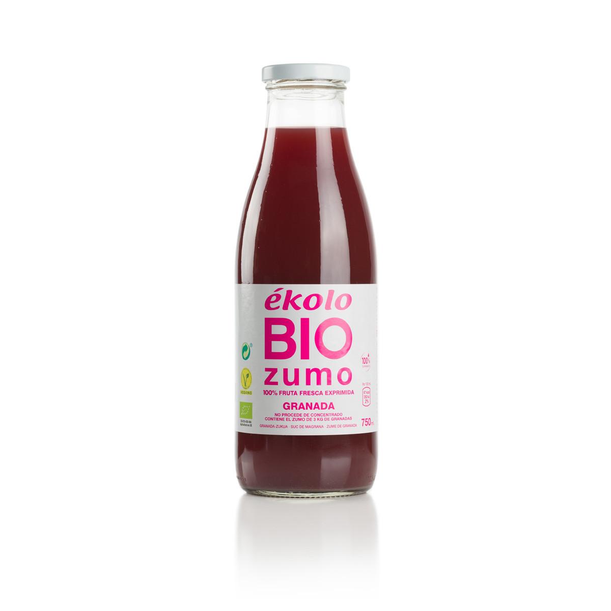 100% organic pomegranate juice ékolo 750 ml