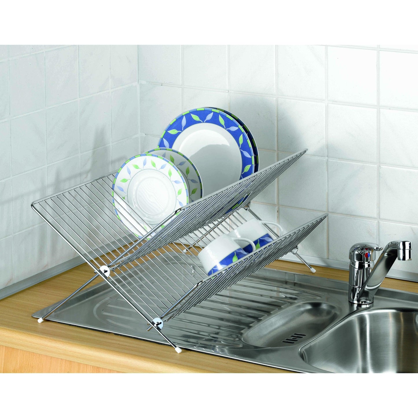 Duo dish drainer