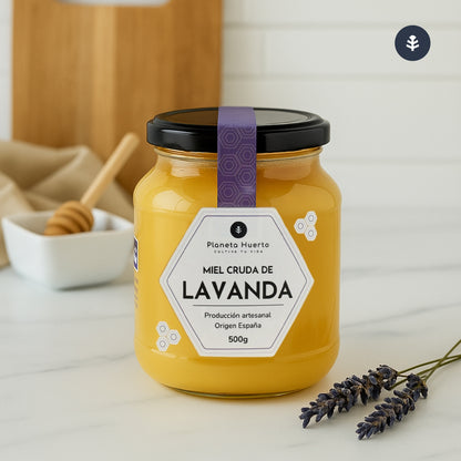 Surowy miód lawendowy Planeta Huerto 500 g