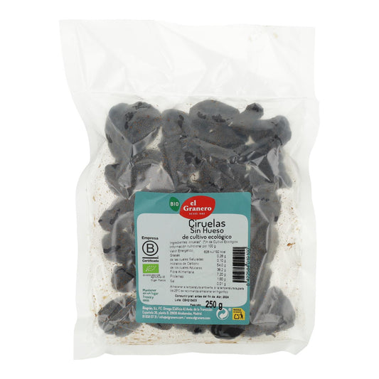 Plommon utan kärnor Bio El Granero 250 g